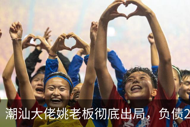 潮汕大佬姚老板彻底出局，负债2000亿背后现实太残酷